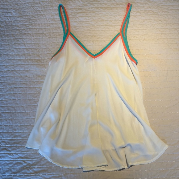 Women's Cream Tank Top - Picture 1 of 7